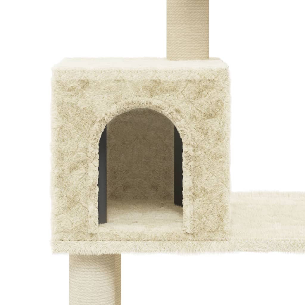 Cat Tree With Sisal Scratching Posts 147 Cm