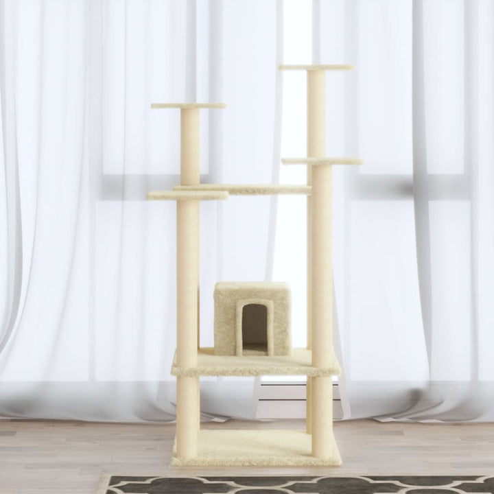Cat Tree With Sisal Scratching Posts 110 Cm