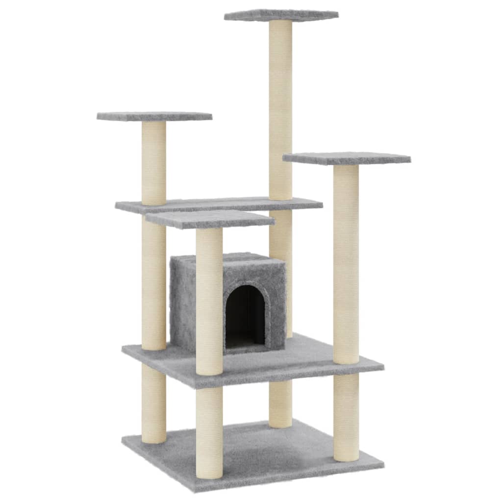 Cat Tree With Sisal Scratching Posts 110 Cm