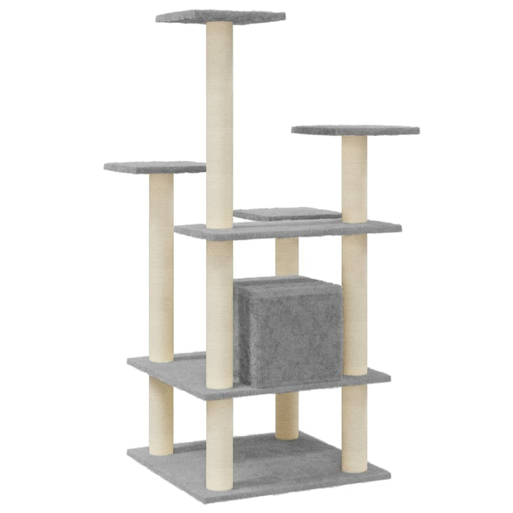 Cat Tree With Sisal Scratching Posts 110 Cm