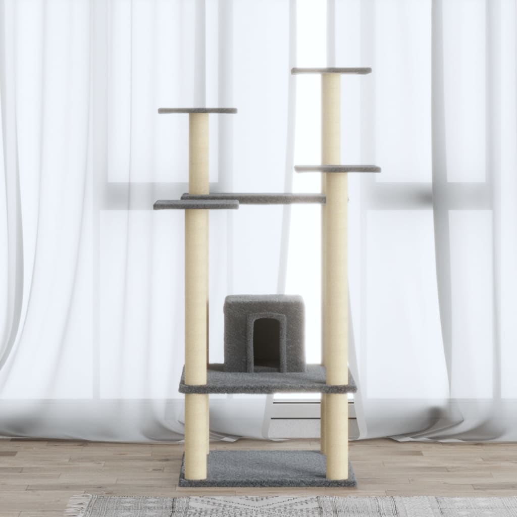 Cat Tree With Sisal Scratching Posts 110 Cm