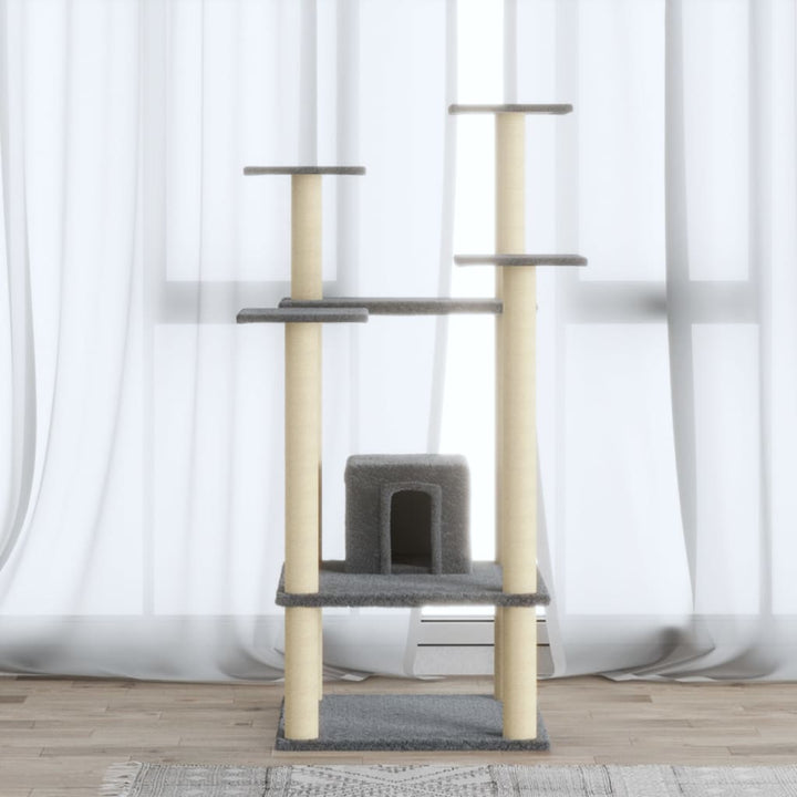 Cat Tree With Sisal Scratching Posts 110 Cm