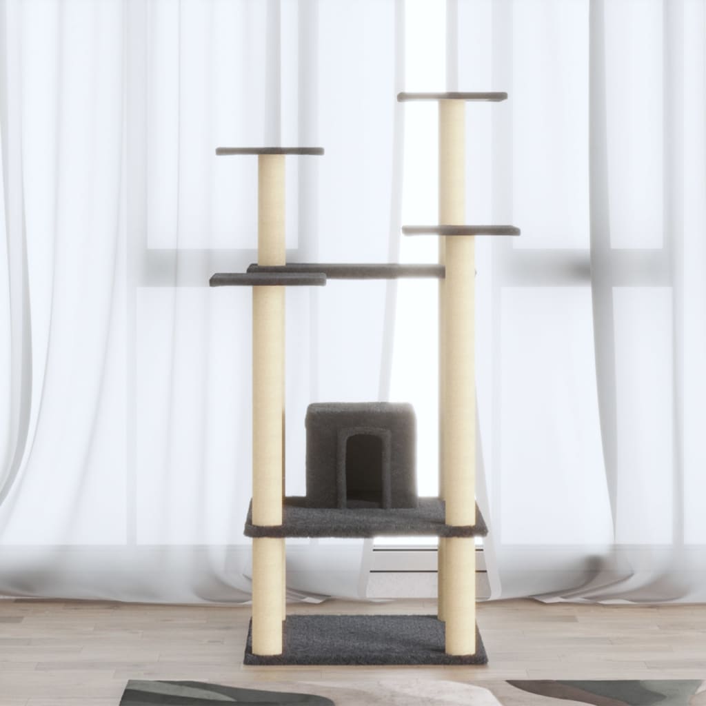 Cat Tree With Sisal Scratching Posts 110 Cm