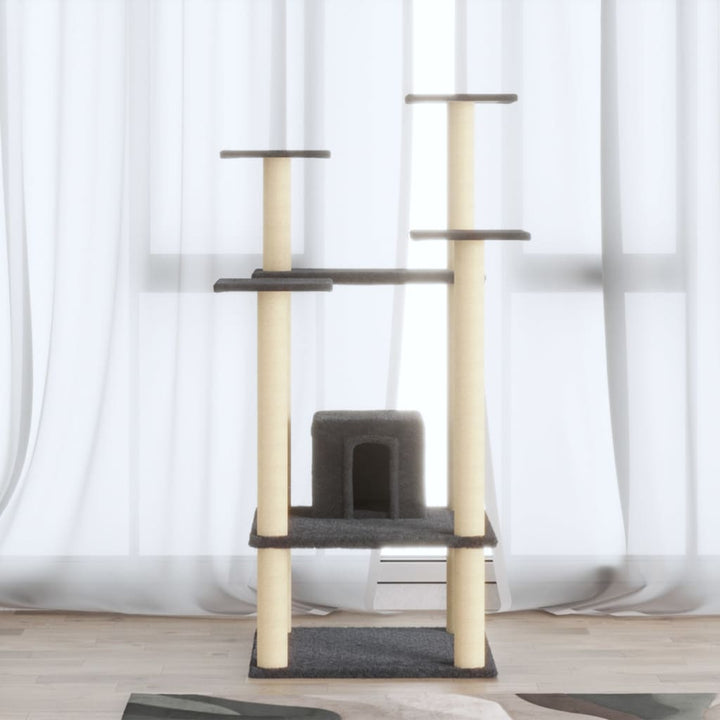 Cat Tree With Sisal Scratching Posts 110 Cm