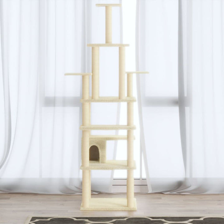 Cat Tree With Sisal Scratching Posts 183 Cm