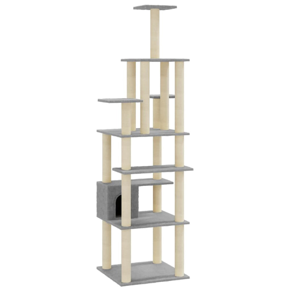Cat Tree With Sisal Scratching Posts 183 Cm