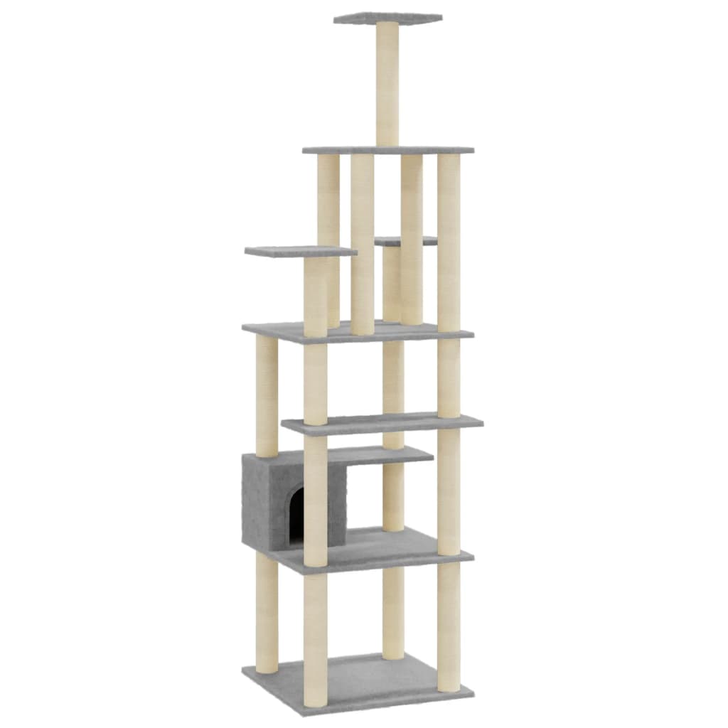 Cat Tree With Sisal Scratching Posts 183 Cm