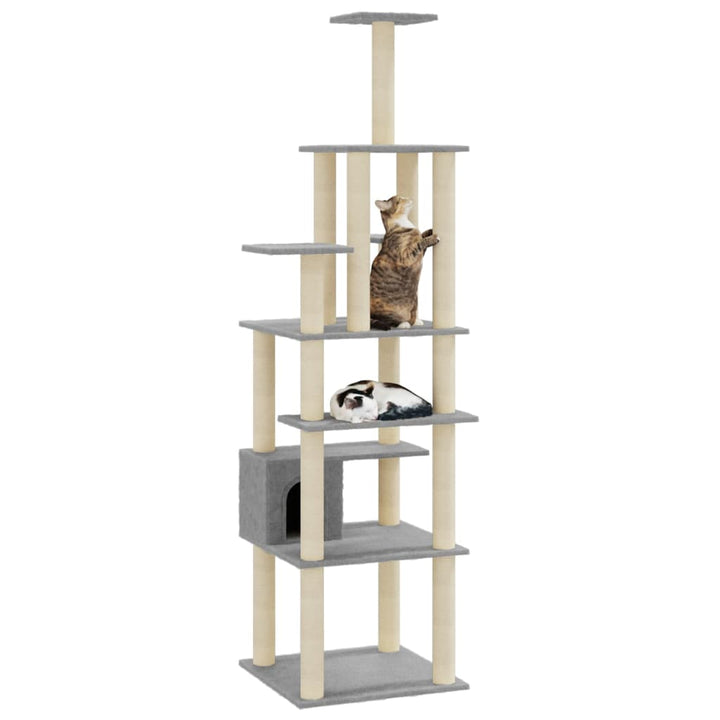 Cat Tree With Sisal Scratching Posts 183 Cm