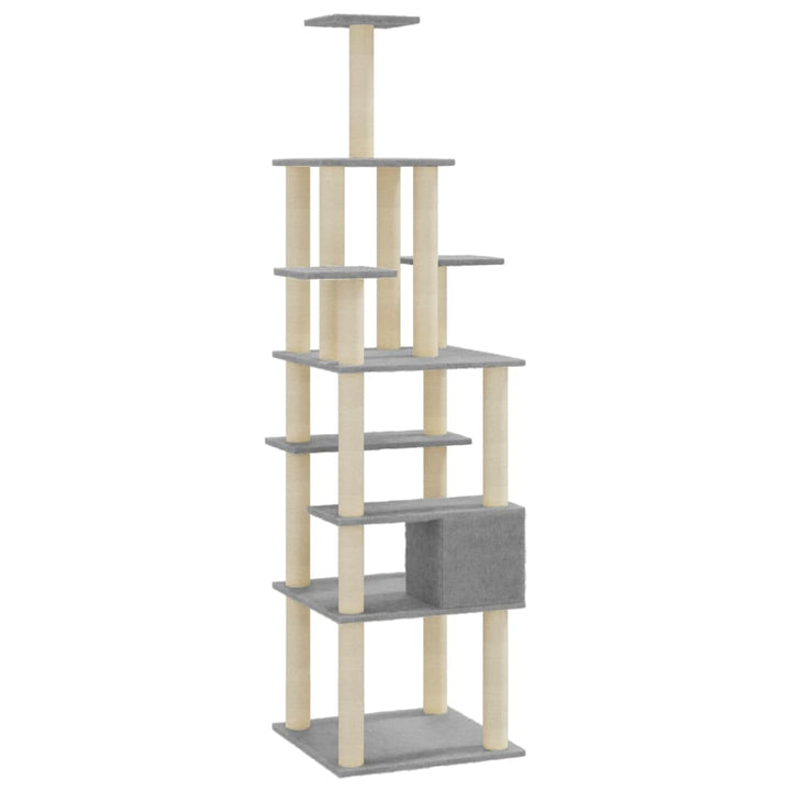 Cat Tree With Sisal Scratching Posts 183 Cm