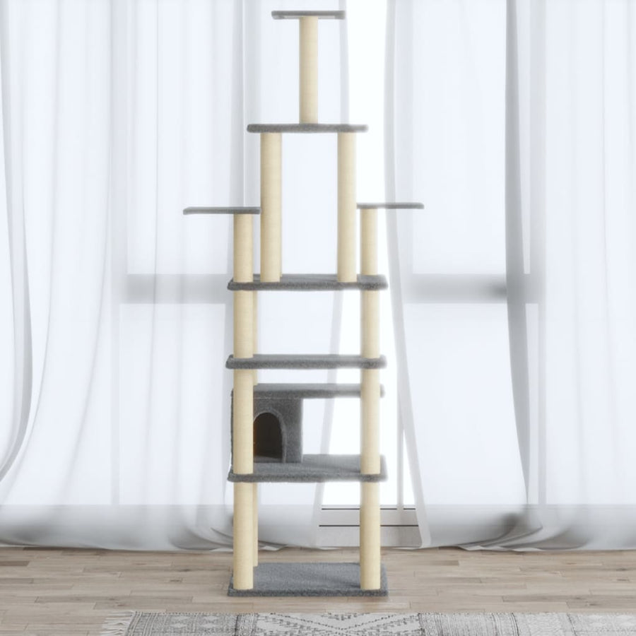 Cat Tree With Sisal Scratching Posts 183 Cm