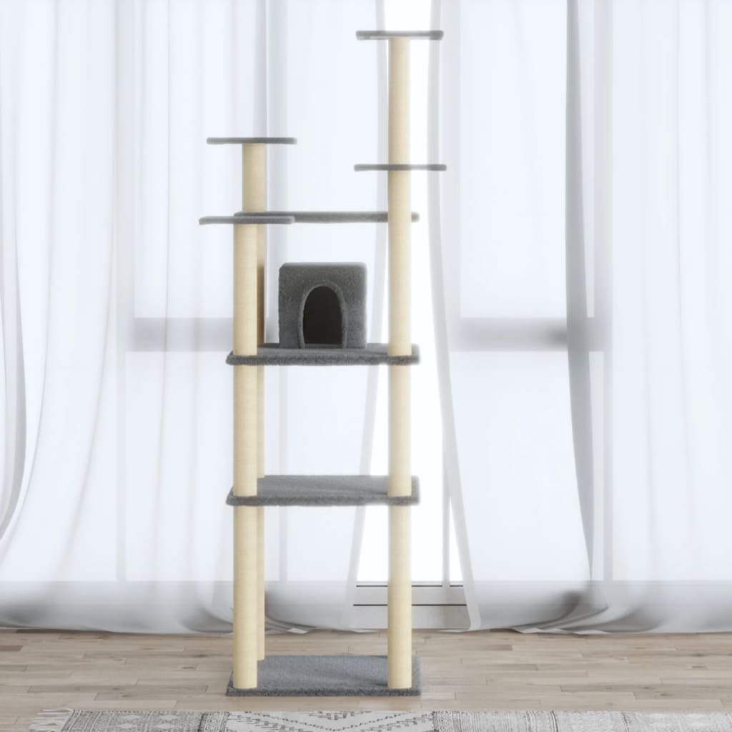 Cat Tree With Sisal Scratching Posts 171 Cm