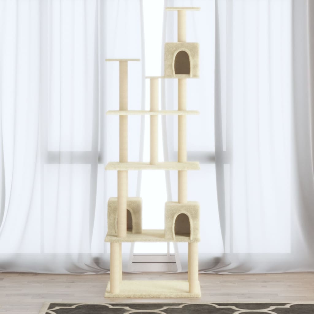 Cat Tree With Sisal Scratching Posts 188 Cm