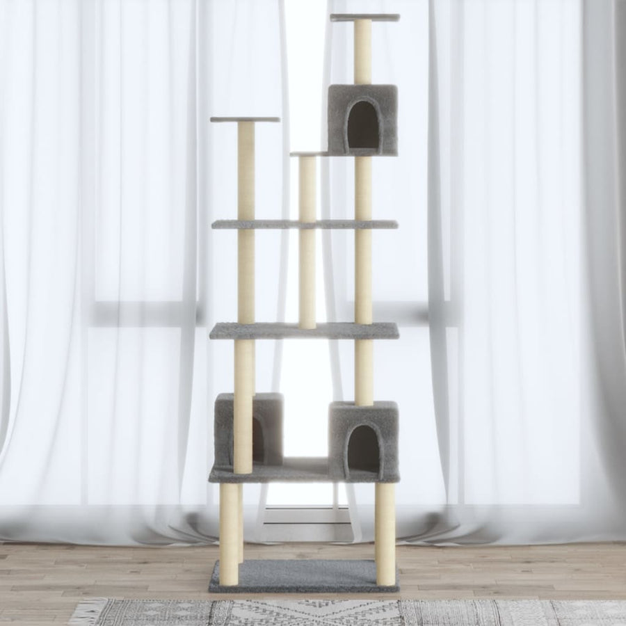 Cat Tree With Sisal Scratching Posts 188 Cm