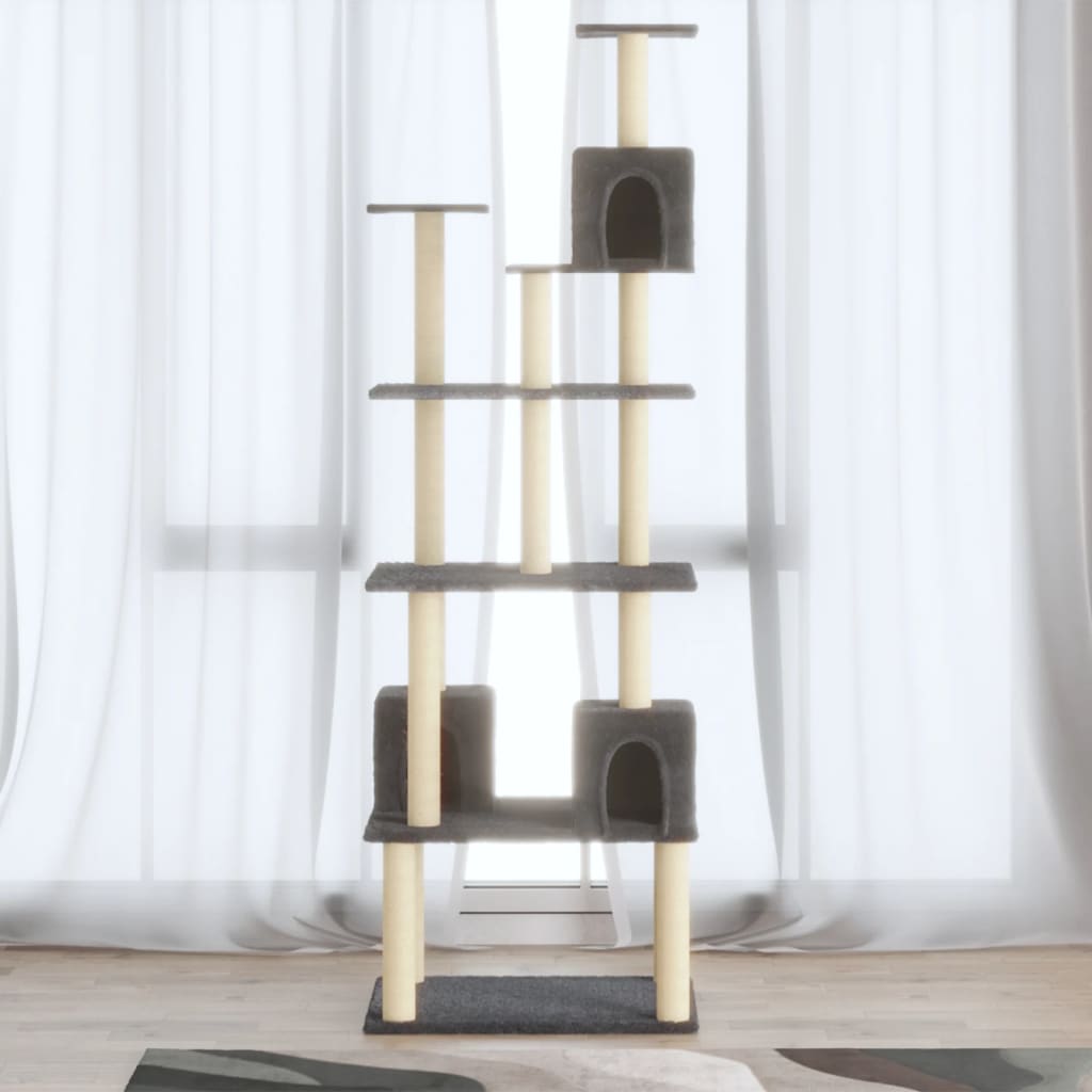 Cat Tree With Sisal Scratching Posts 188 Cm