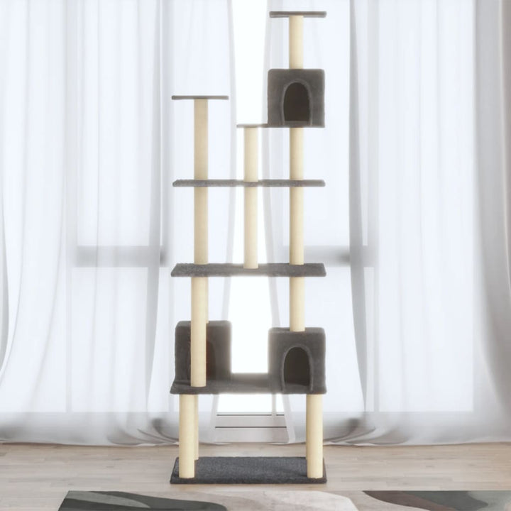 Cat Tree With Sisal Scratching Posts 188 Cm