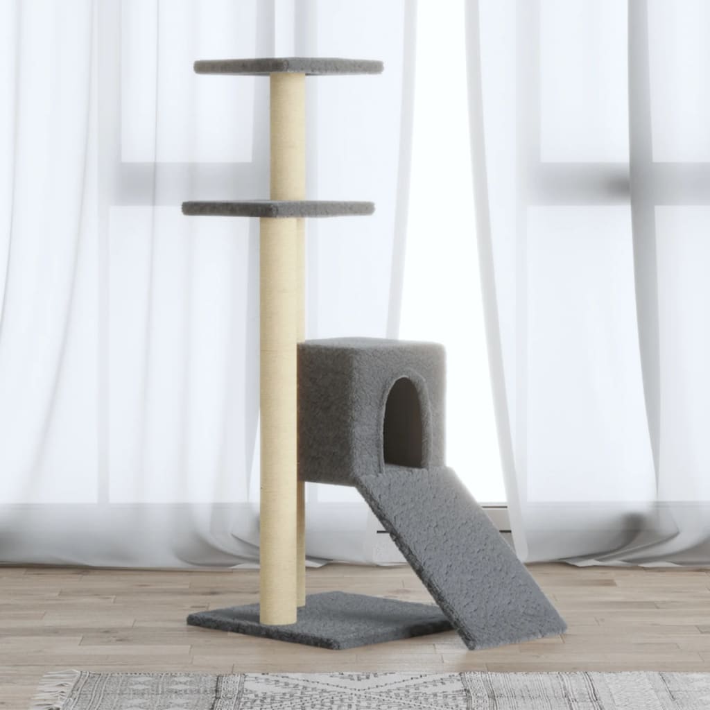 Cat Tree With Sisal Scratching Posts 92 Cm