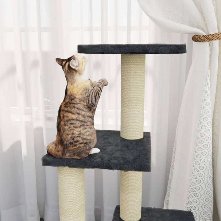 Cat Tree With Sisal Scratching Posts 92 Cm