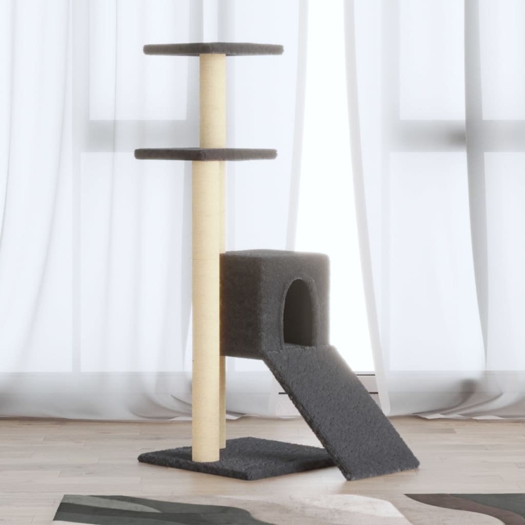Cat Tree With Sisal Scratching Posts 92 Cm