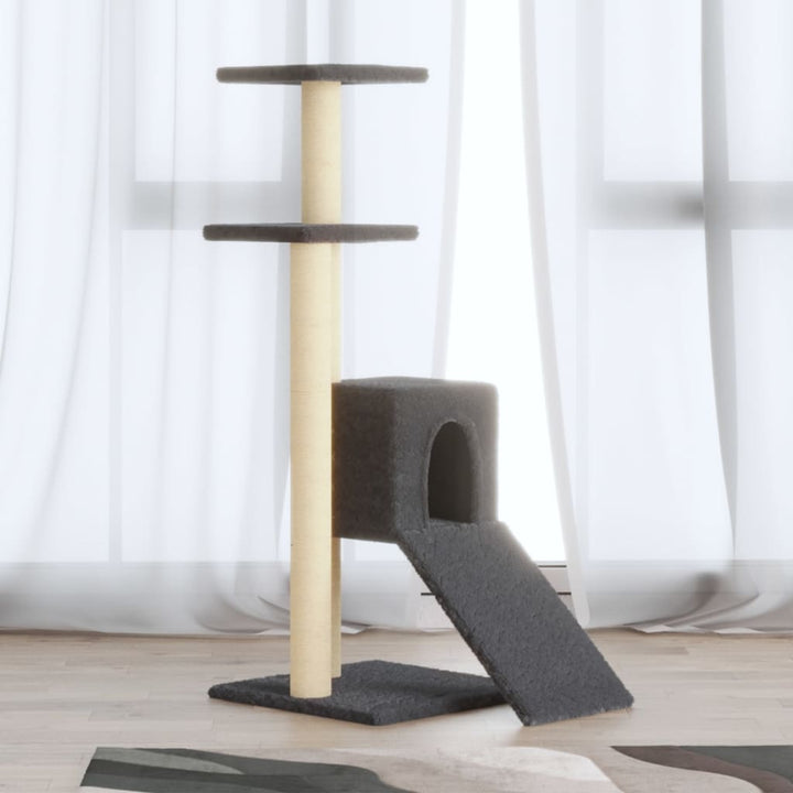 Cat Tree With Sisal Scratching Posts 92 Cm