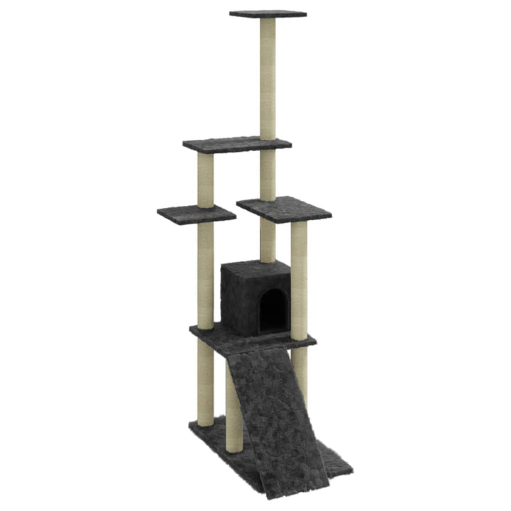 Cat Tree With Sisal Scratching Posts 155 Cm