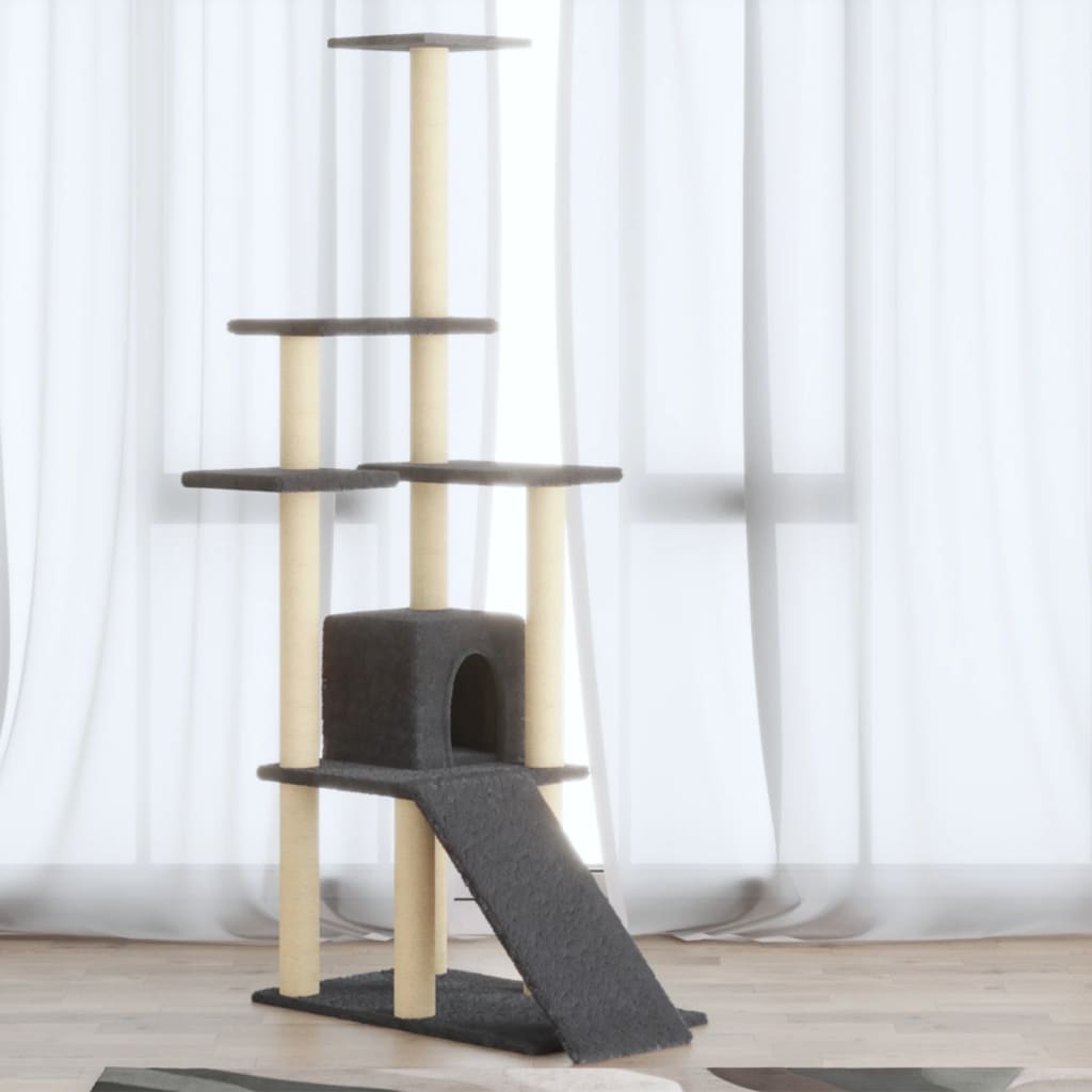 Cat Tree With Sisal Scratching Posts 155 Cm