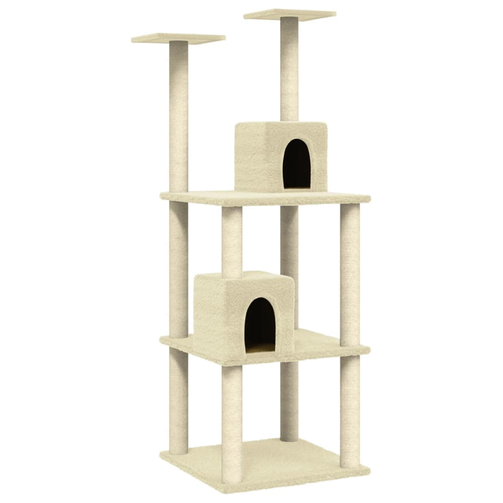 Cat Tree With Sisal Scratching Posts 141 Cm