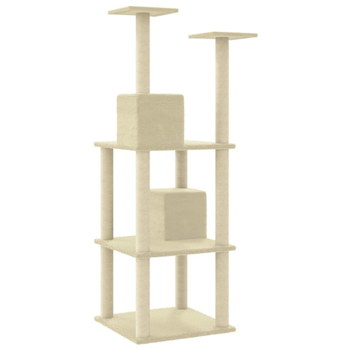 Cat Tree With Sisal Scratching Posts 141 Cm