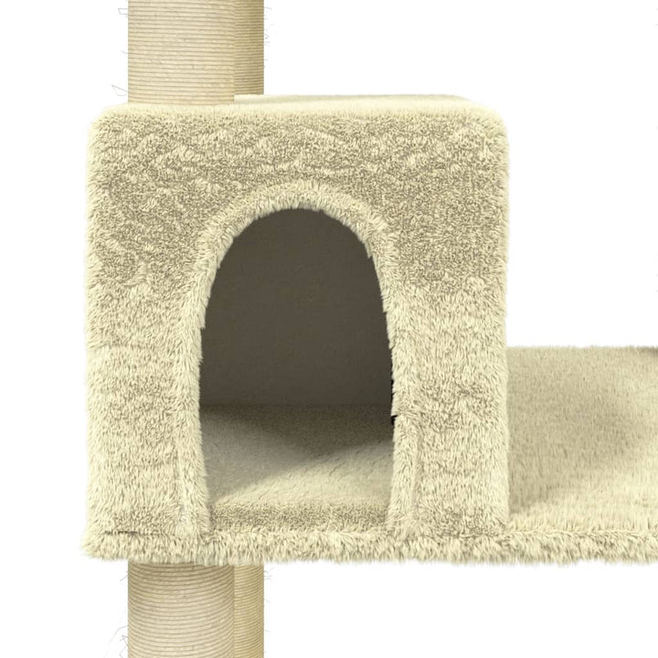 Cat Tree With Sisal Scratching Posts 141 Cm