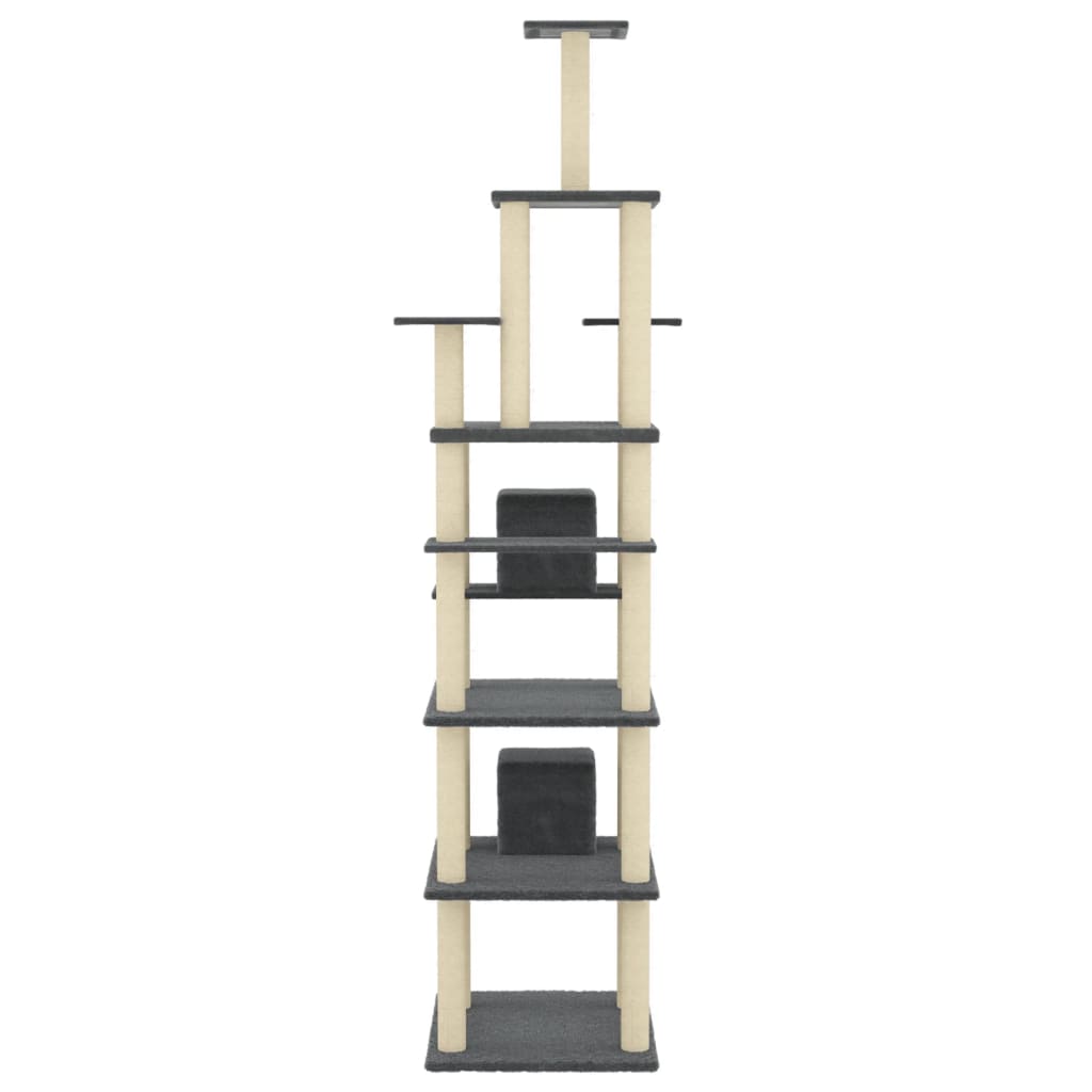 Cat Tree With Sisal Scratching Posts 216 Cm