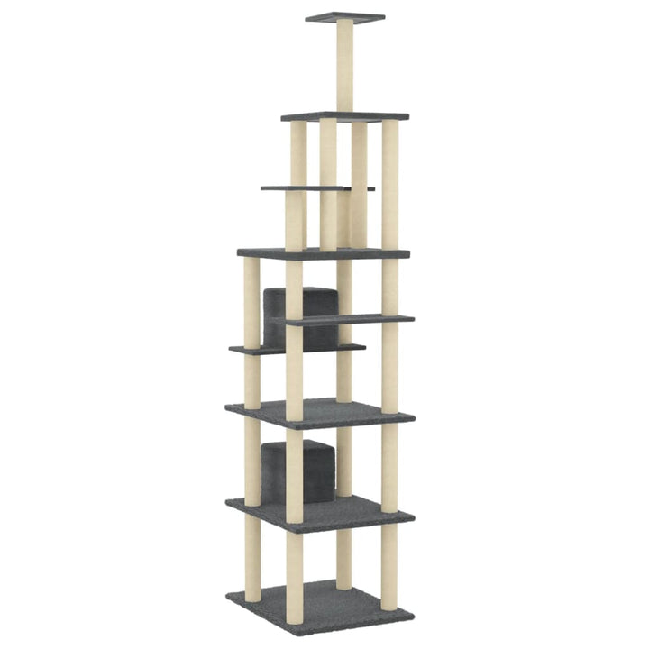 Cat Tree With Sisal Scratching Posts 216 Cm