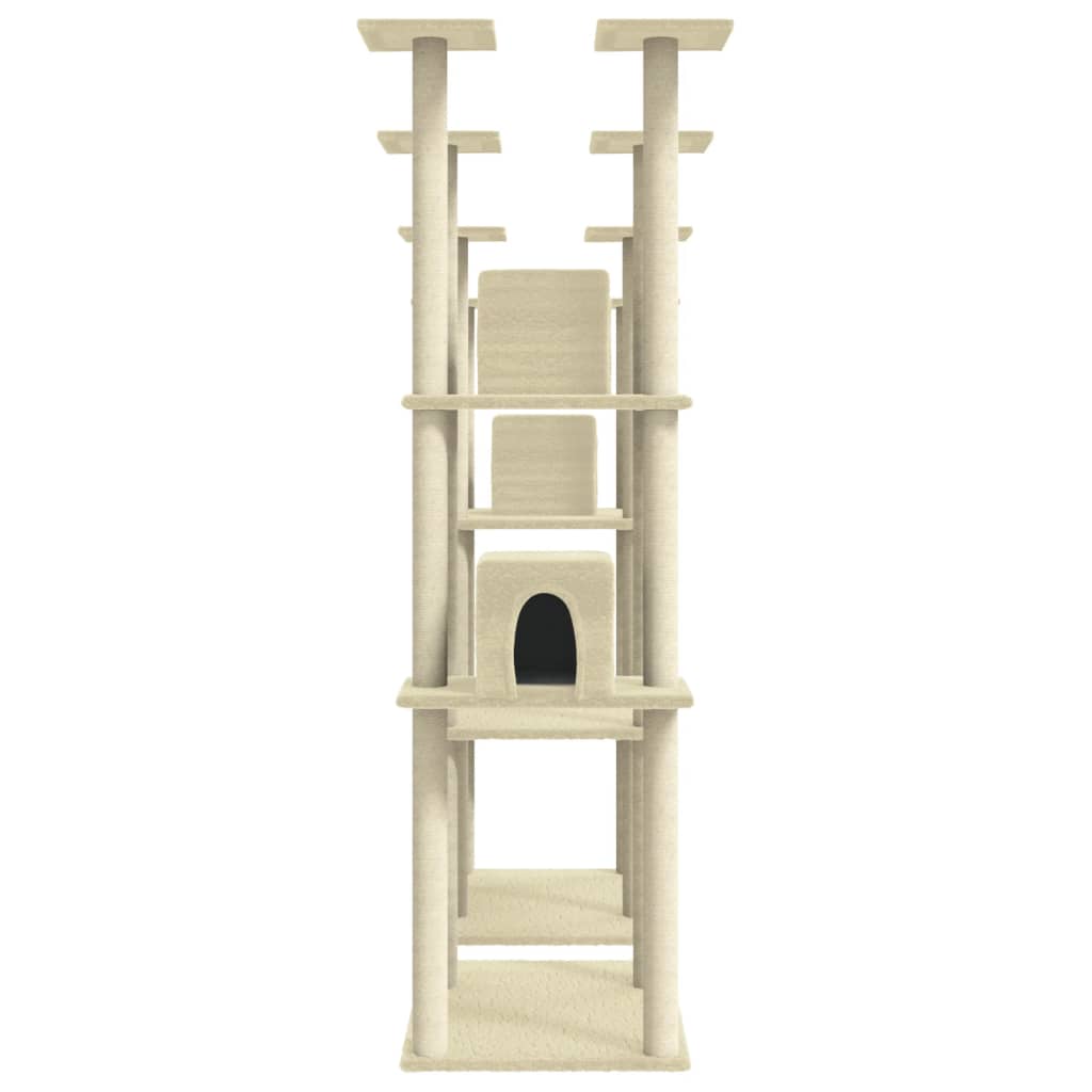 Cat Tree With Sisal Scratching Posts 174 Cm