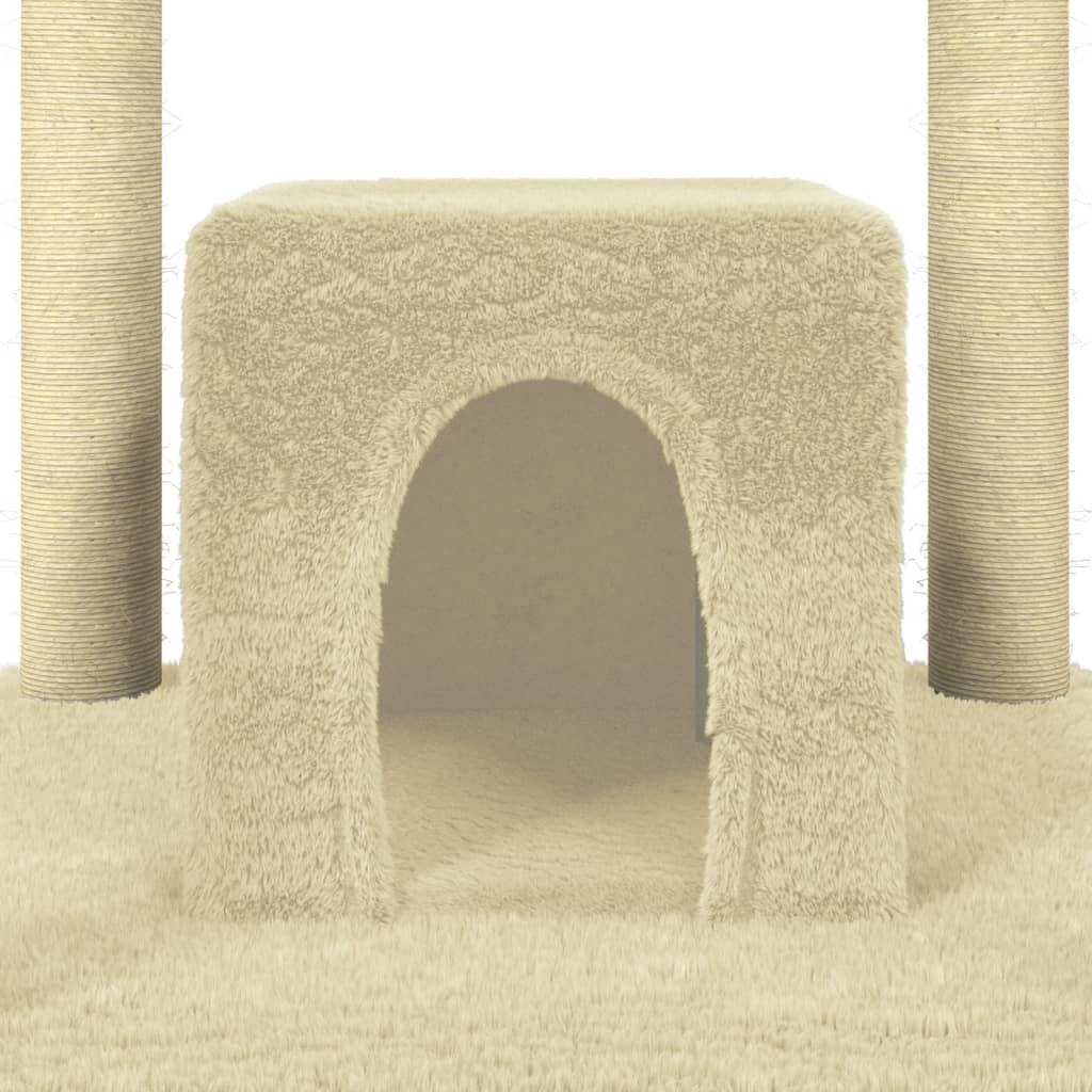 Cat Tree With Sisal Scratching Posts 174 Cm
