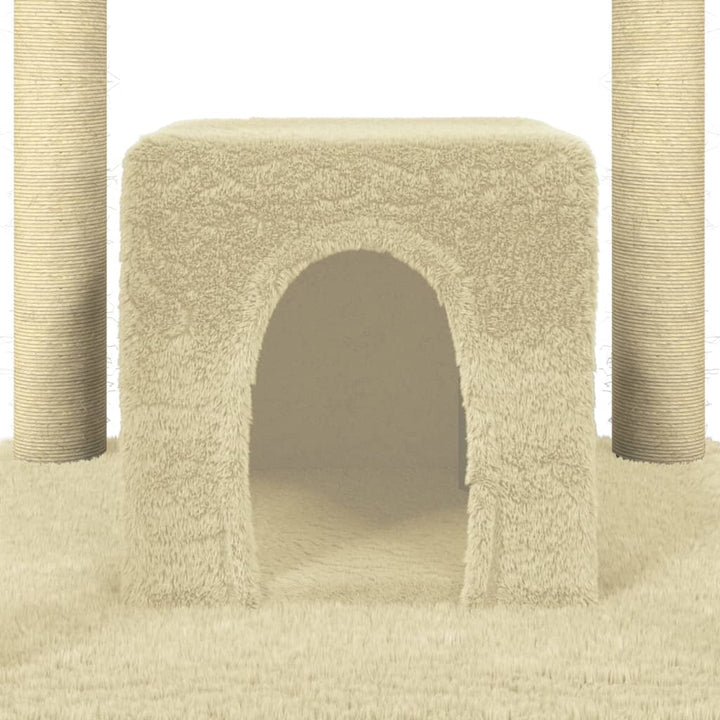 Cat Tree With Sisal Scratching Posts 174 Cm