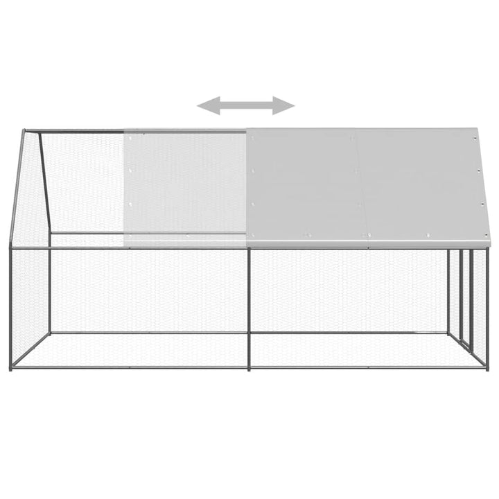 Outdoor Chicken Cage Galvanised Steel