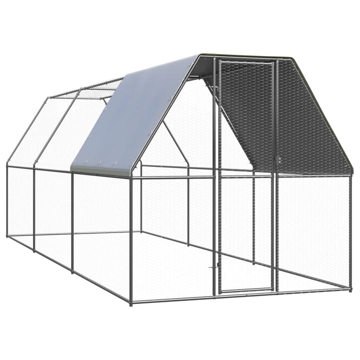 Outdoor Chicken Cage Galvanised Steel