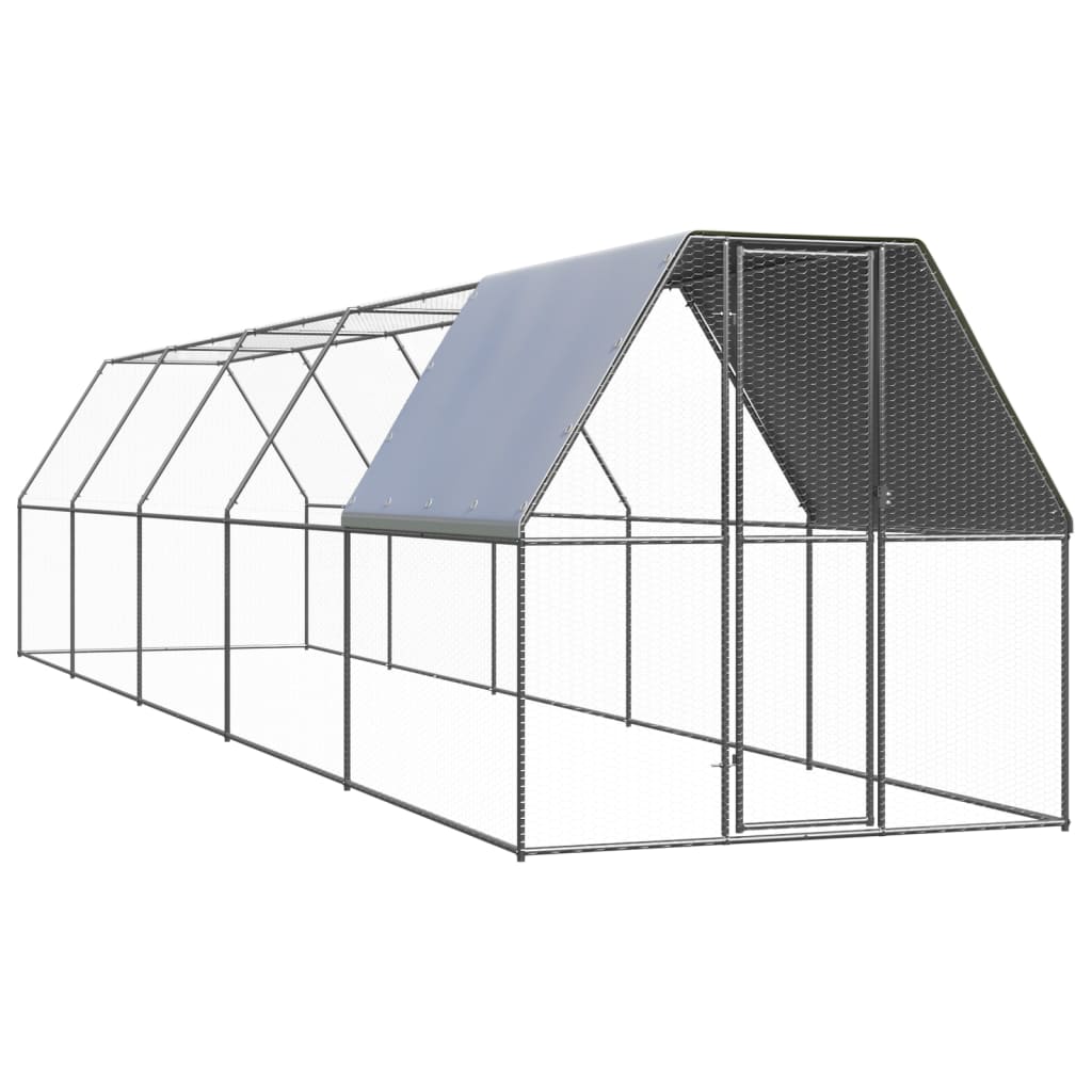 Outdoor Chicken Cage Galvanised Steel