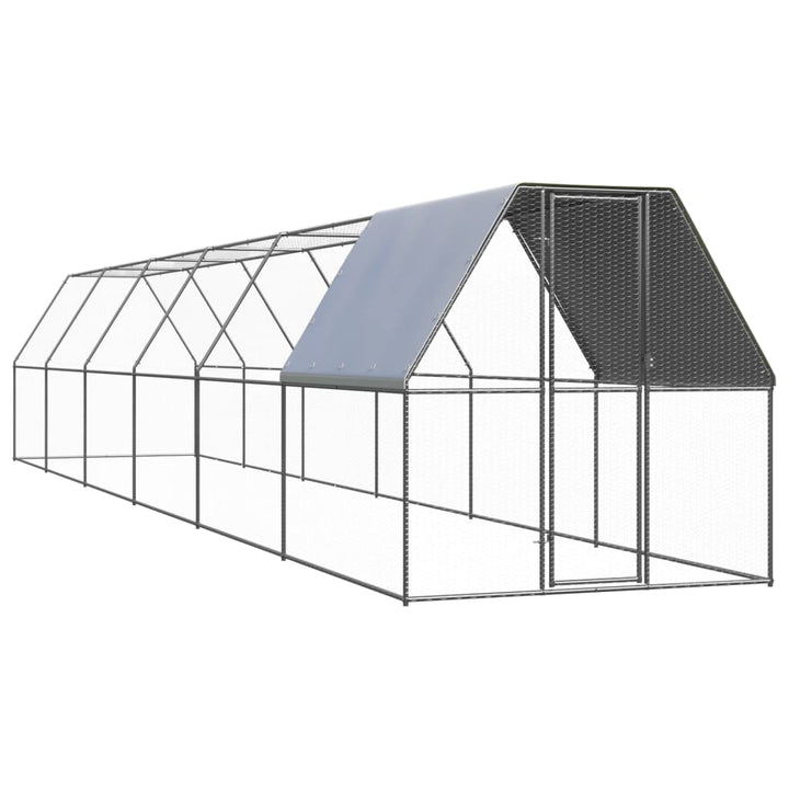 Outdoor Chicken Cage Galvanised Steel
