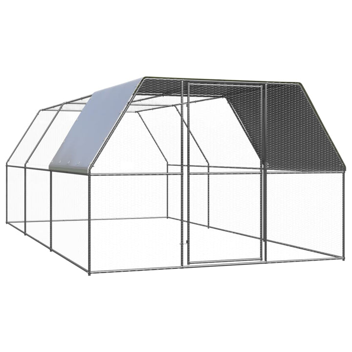 Outdoor Chicken Cage Galvanised Steel