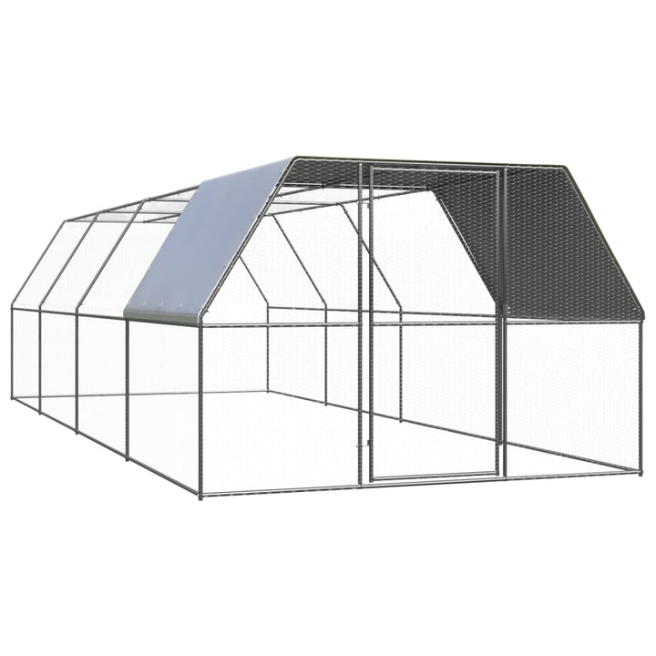 Outdoor Chicken Cage Galvanised Steel