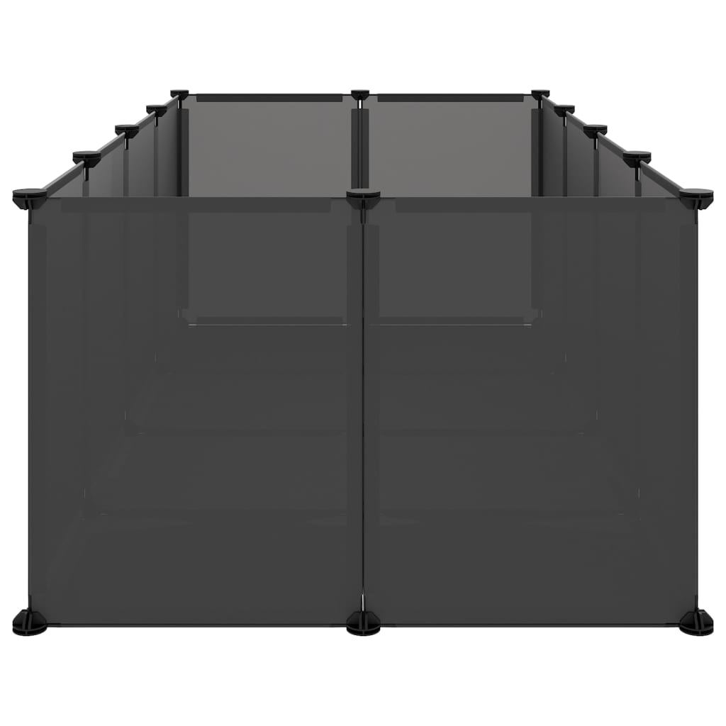 Small Animal Cage 144X74X46.5 Cm Pp And Steel