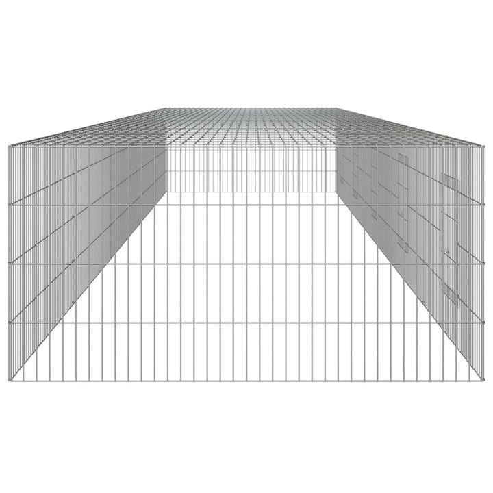 5-Panel Rabbit Cage Galvanised Iron