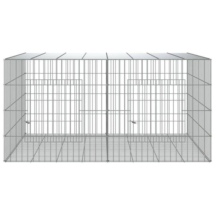 2-Panel Rabbit Cage Galvanised Iron