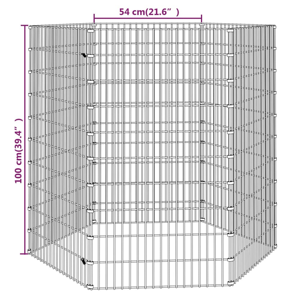 Free Range Animal Enclosure Galvanised Iron