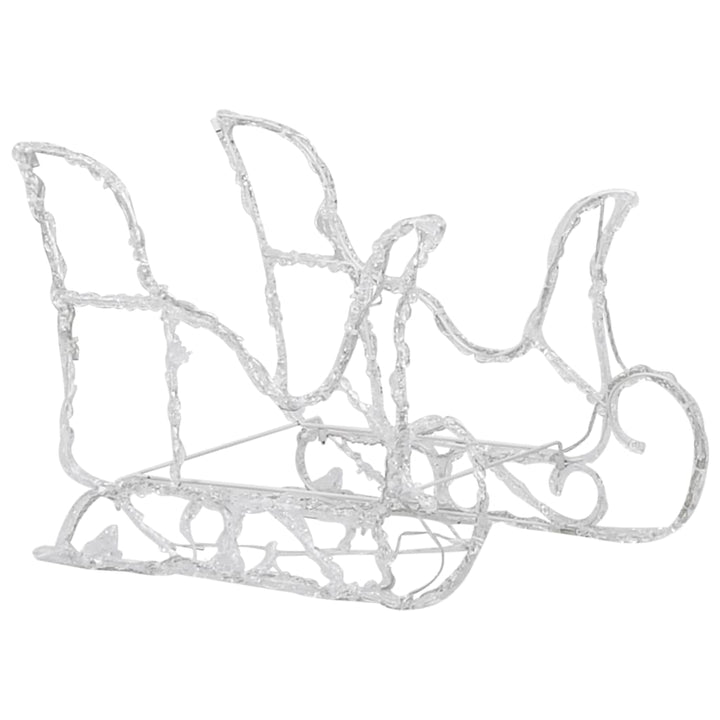 Reindeers & Sleigh Christmas Decoration 320 Leds Acrylic