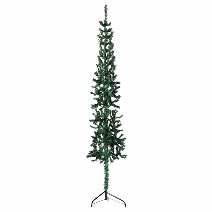 Slim Artificial Half Christmas Tree With Stand