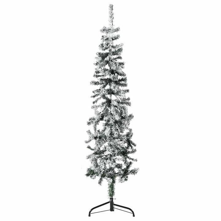 Slim Artificial Half Christmas Tree With Stand