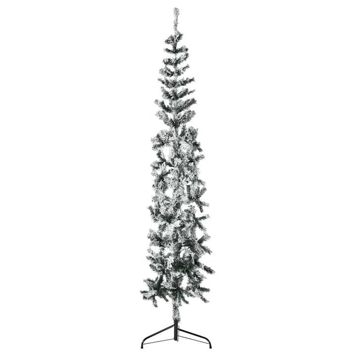 Slim Artificial Half Christmas Tree With Stand