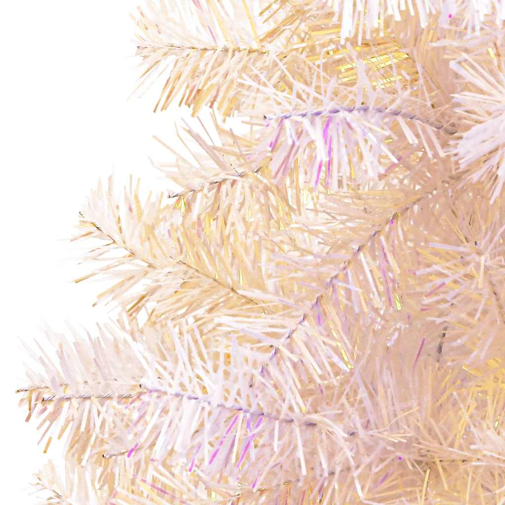 Artificial Christmas Tree With Iridescent Tips 180 Cm Pvc