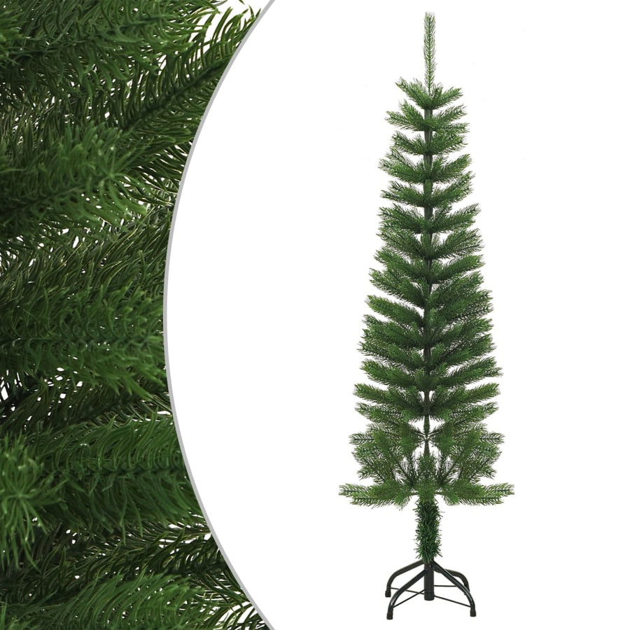 Artificial Slim Christmas Tree With Stand 150 Cm Pe