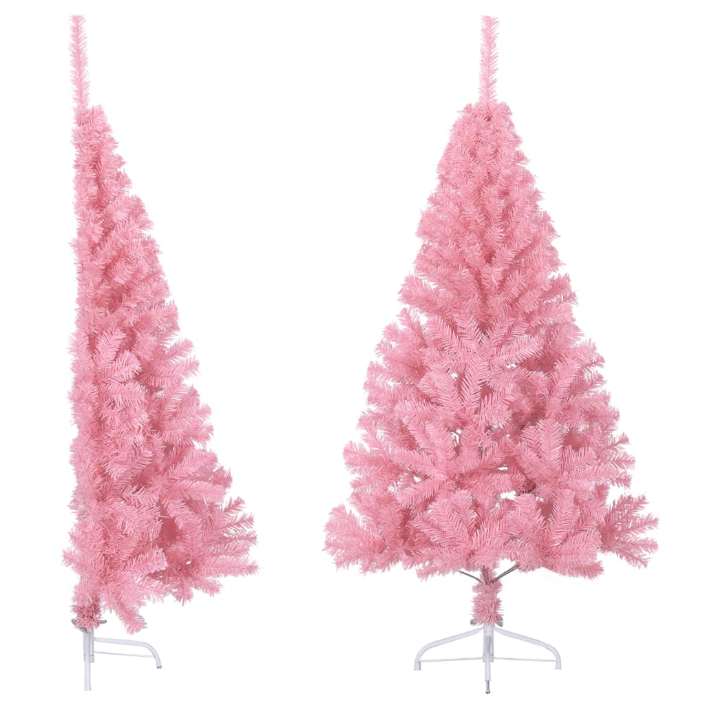 Artificial Half Christmas Tree With Stand 120 Cm Pvc